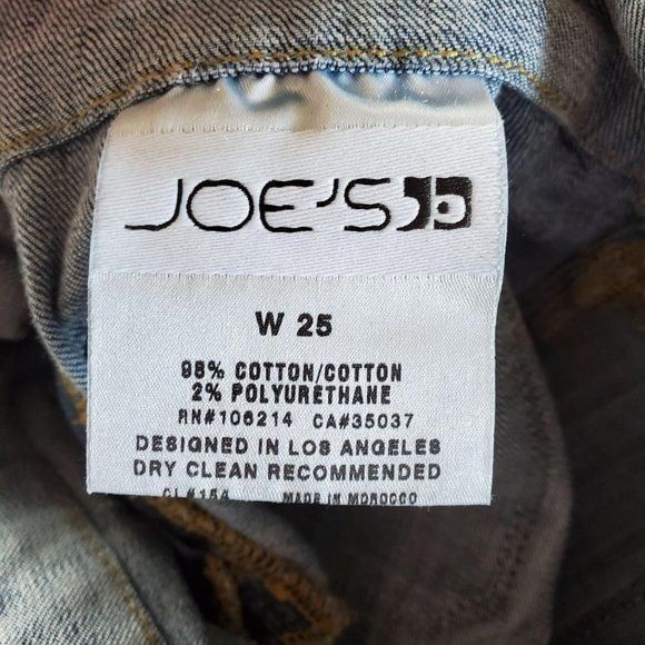 Joe’s Jeans Womens Jeans Blue 25 Provocateur Low rise Bootcut Flare  Sailor - Picture 3 of 9